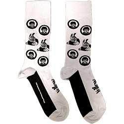 The Beatles Unisex Ankle Socks: Band & Meanies Monochrome (UK Size 7 - 11)