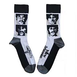 The Beatles Unisex Ankle Socks: Yellow Submarine Sea of Science Faces Mono (UK Size 7 - 11)