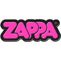 Frank Zappa Fridge Magnet: Pink 3D Bubble Logo