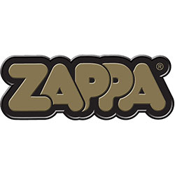 Frank Zappa Fridge Magnet: Gold 3D Bubble Logo