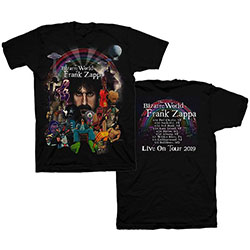 Frank Zappa Unisex T-Shirt: Bizarre World Of… 2019 Tour (Back Print) (Ex-Tour)