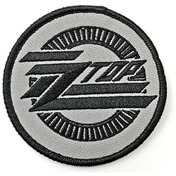 ZZ Top Standard Woven Patch: Circle Logo