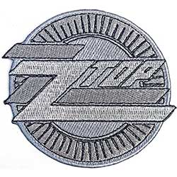 ZZ Top Standard Woven Patch: Metallic Logo