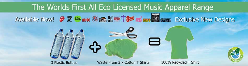 Eco-Tees 100% Recycled Official Licensed Tees