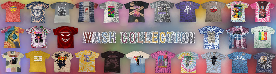 Wash Collection 2022 Official Licensed Music & Character T-Shirts
