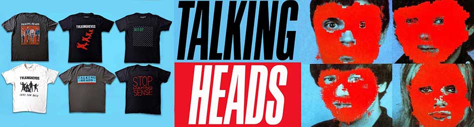 Talking Heads Official Licensed Band Merch